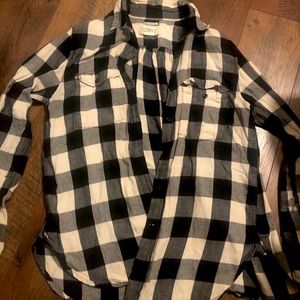 Ralph Lauren black and white flannel